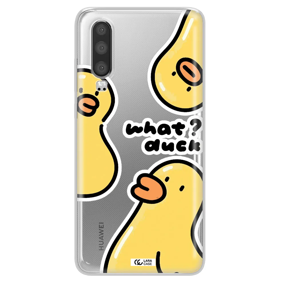 a group of yellow ducks Huawei P30 Clear TPU Case