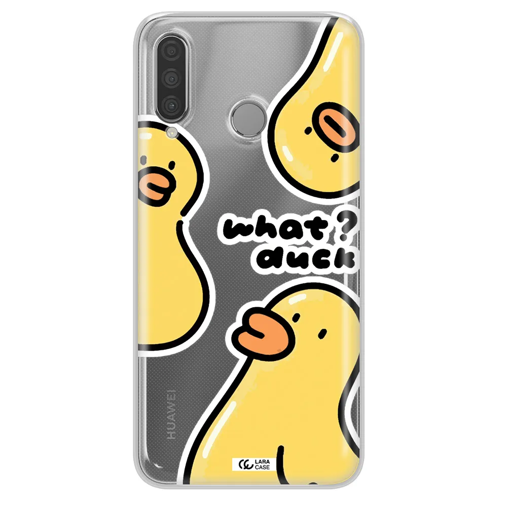 a group of yellow ducks Huawei P30 Lite Clear TPU Case