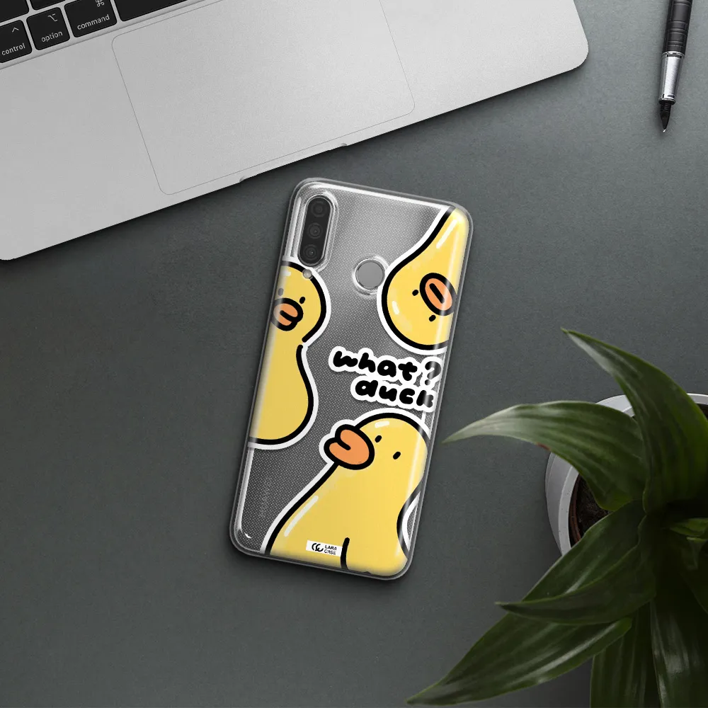 a group of yellow ducks Huawei P30 Lite Clear TPU Case