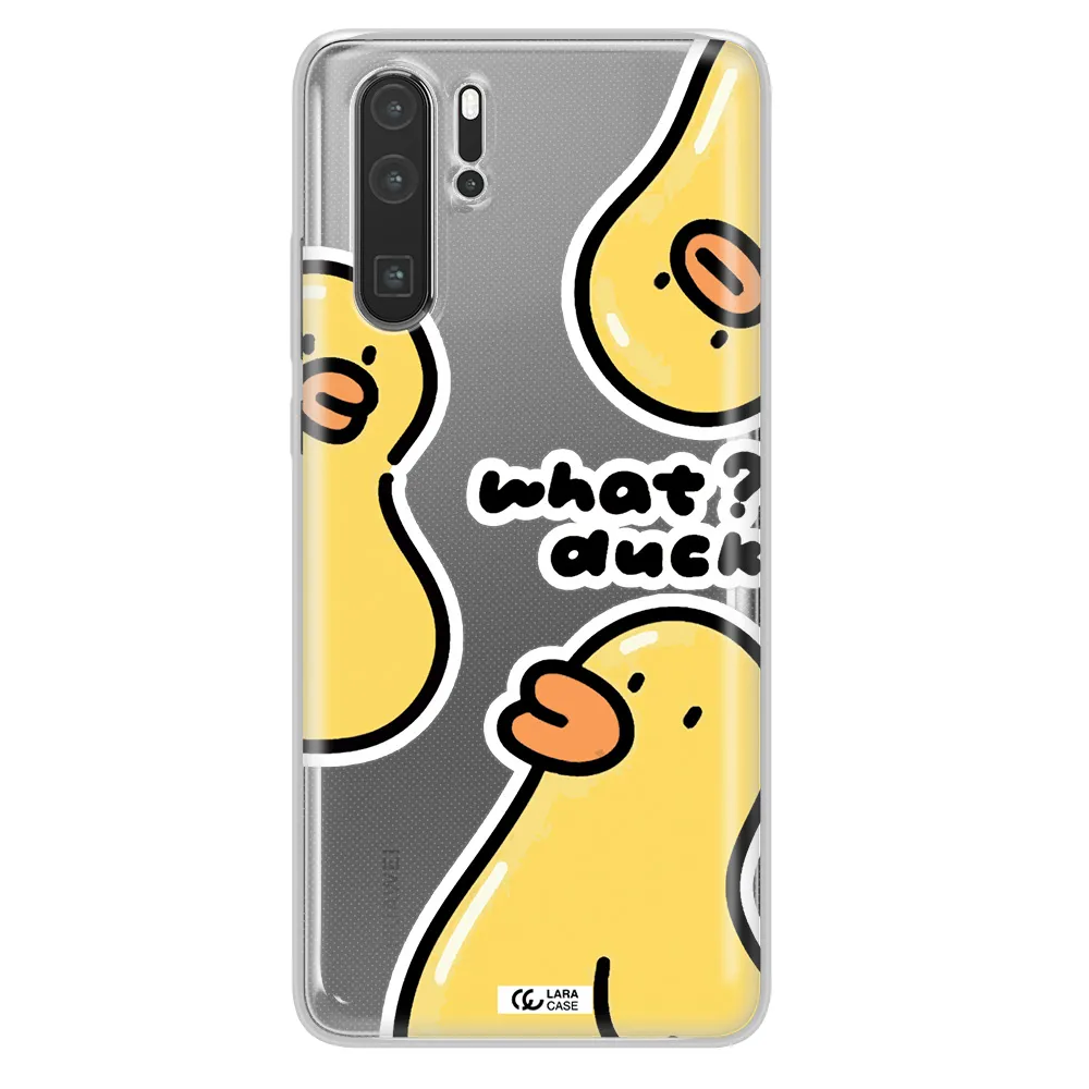 a group of yellow ducks Huawei P30 Pro Clear TPU Case