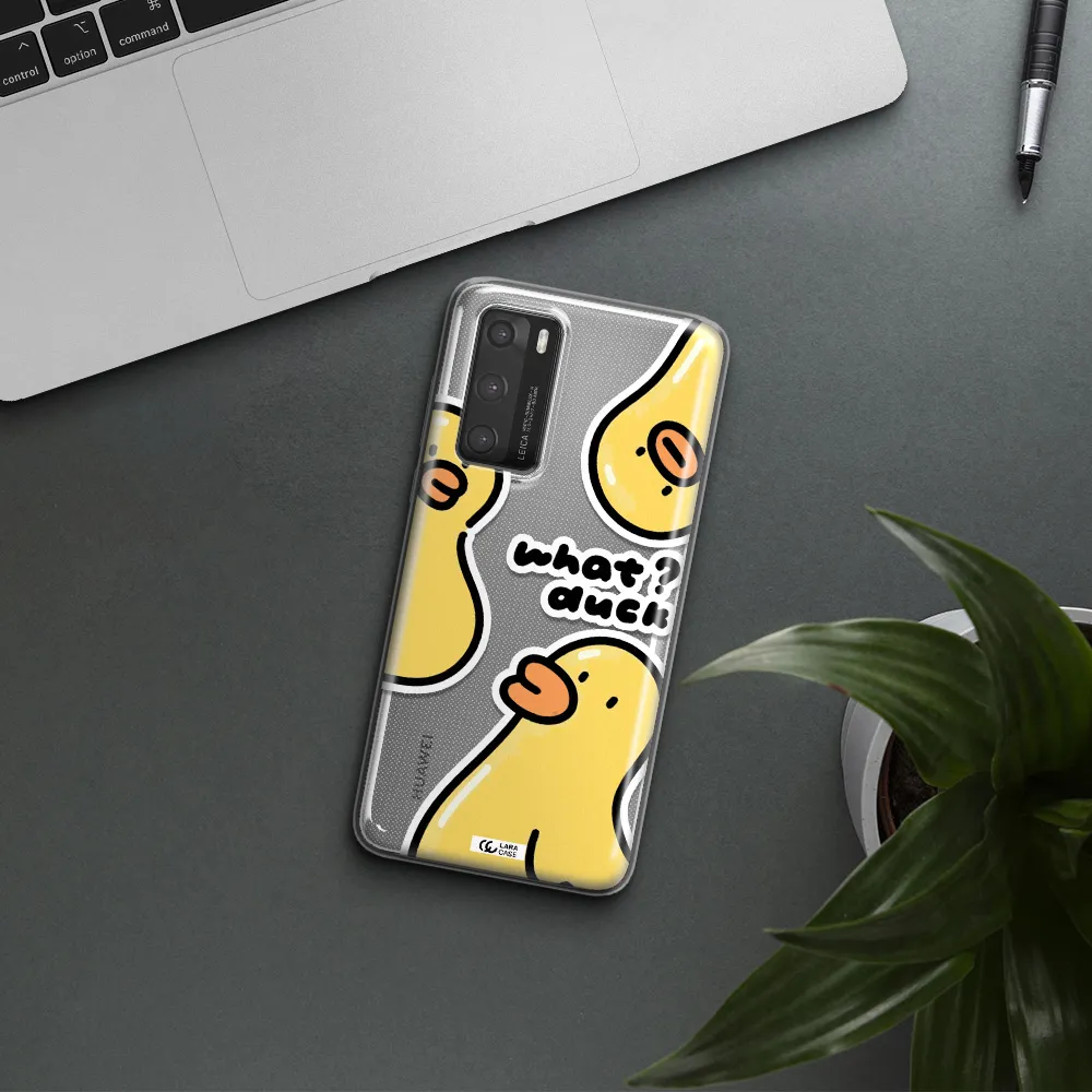 a group of yellow ducks Huawei P40 Clear TPU Case