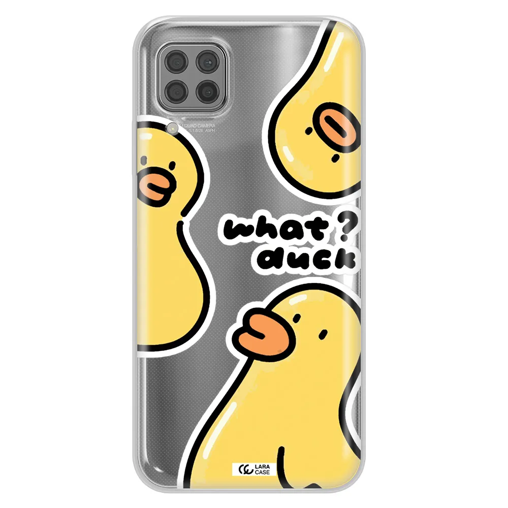 a group of yellow ducks Huawei P40 Lite Clear TPU Case