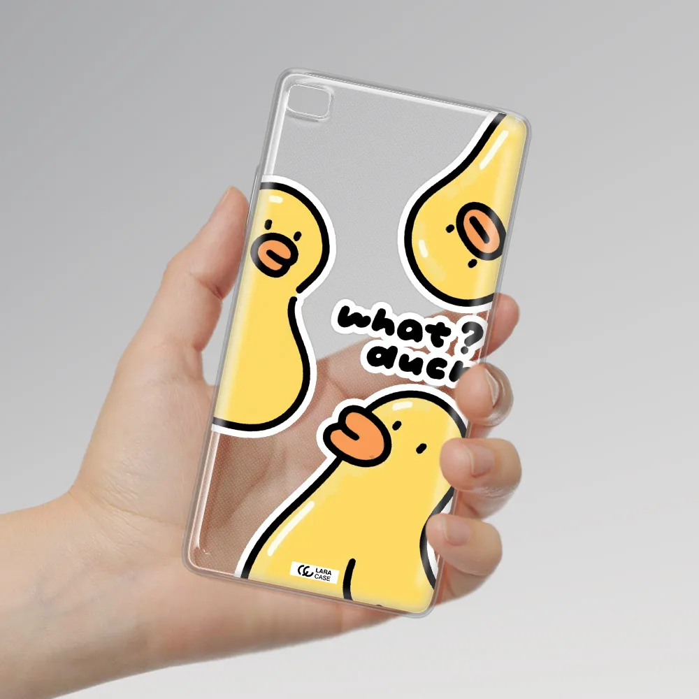 a group of yellow ducks Huawei P8 Clear TPU Case