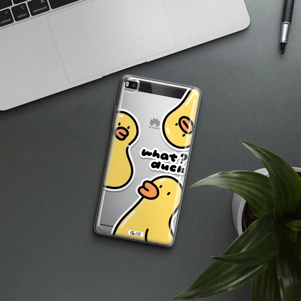 a group of yellow ducks Huawei P8 Clear TPU Case