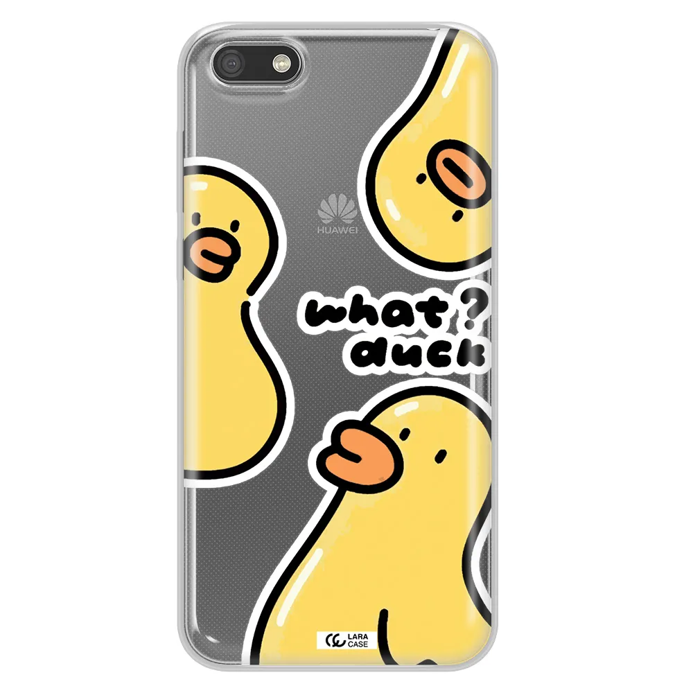 a group of yellow ducks Huawei Y5 2018 Clear TPU Case