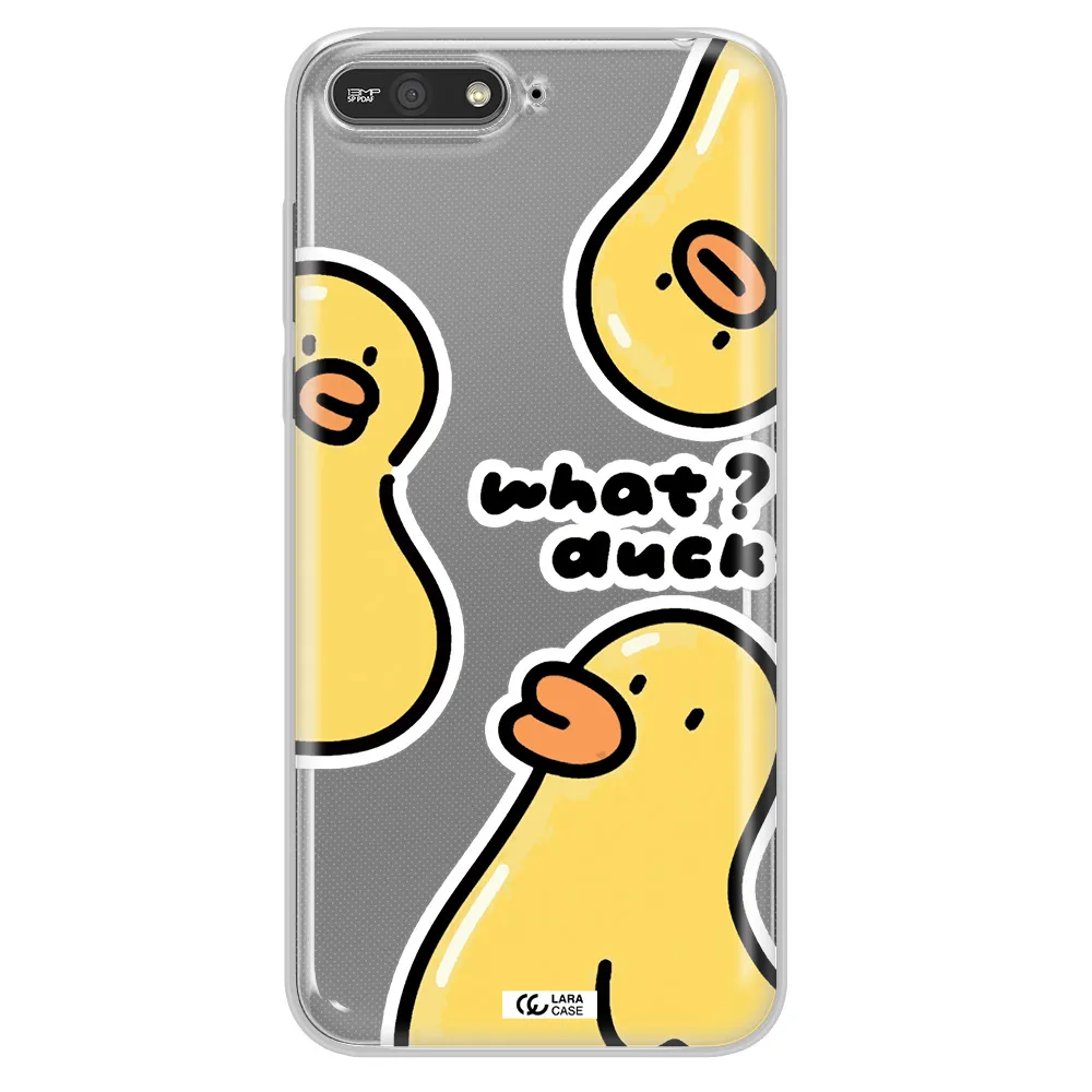 a group of yellow ducks Huawei Y6 2018 Clear TPU Case