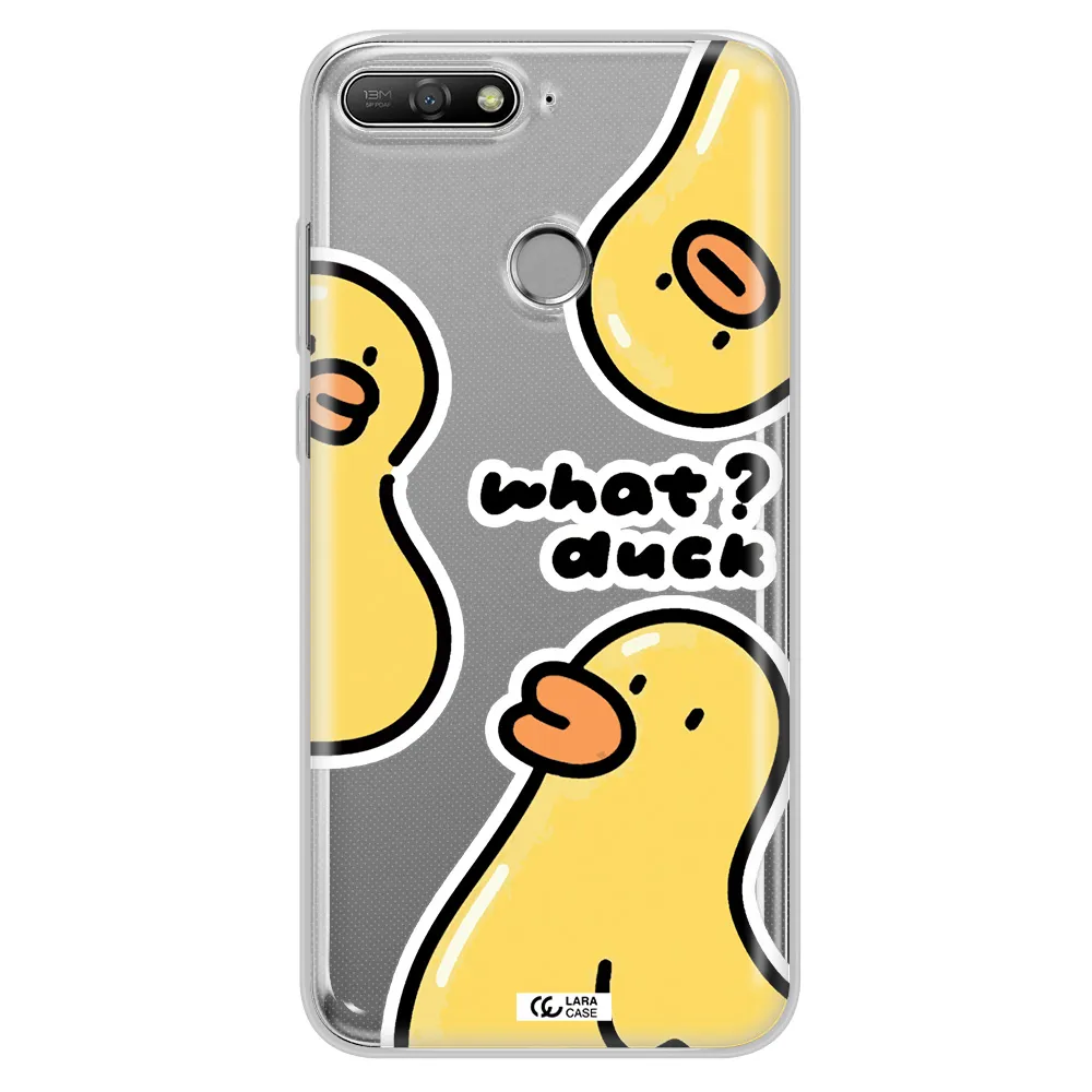 a group of yellow ducks Huawei Y6 Prime 2018 Clear TPU Case