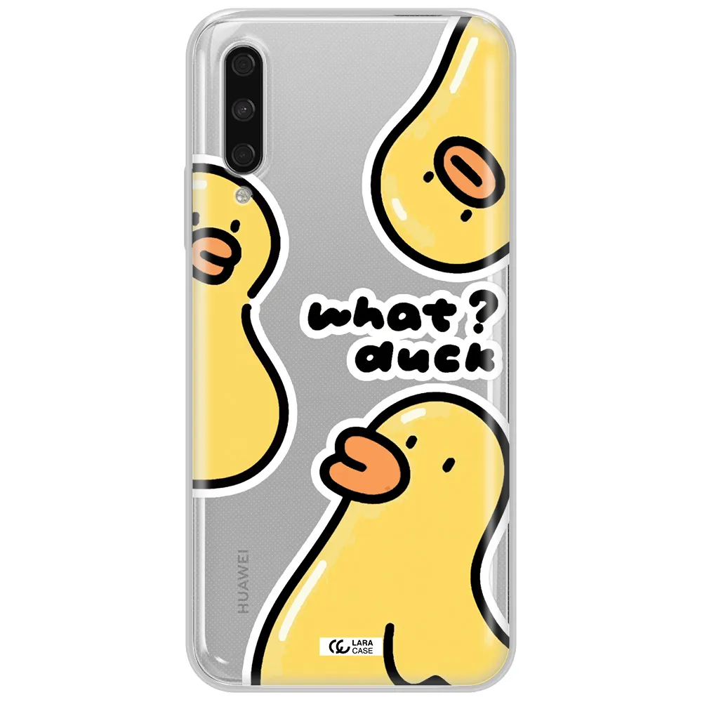 A Group Of Yellow Ducks Huawei Y9S Clear Tpu Case