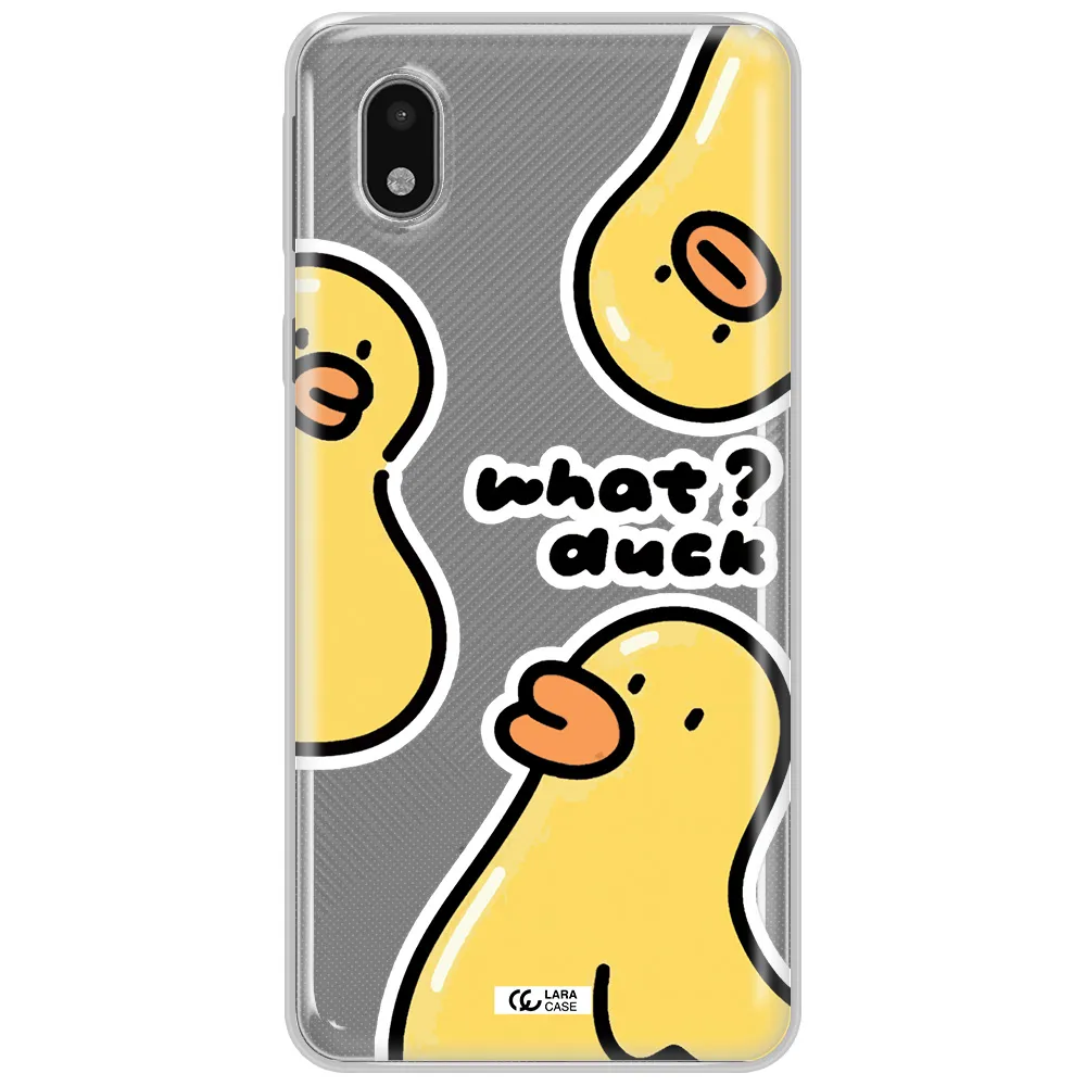 A Group Of Yellow Ducks Samsung A01 Core Clear Tpu Case