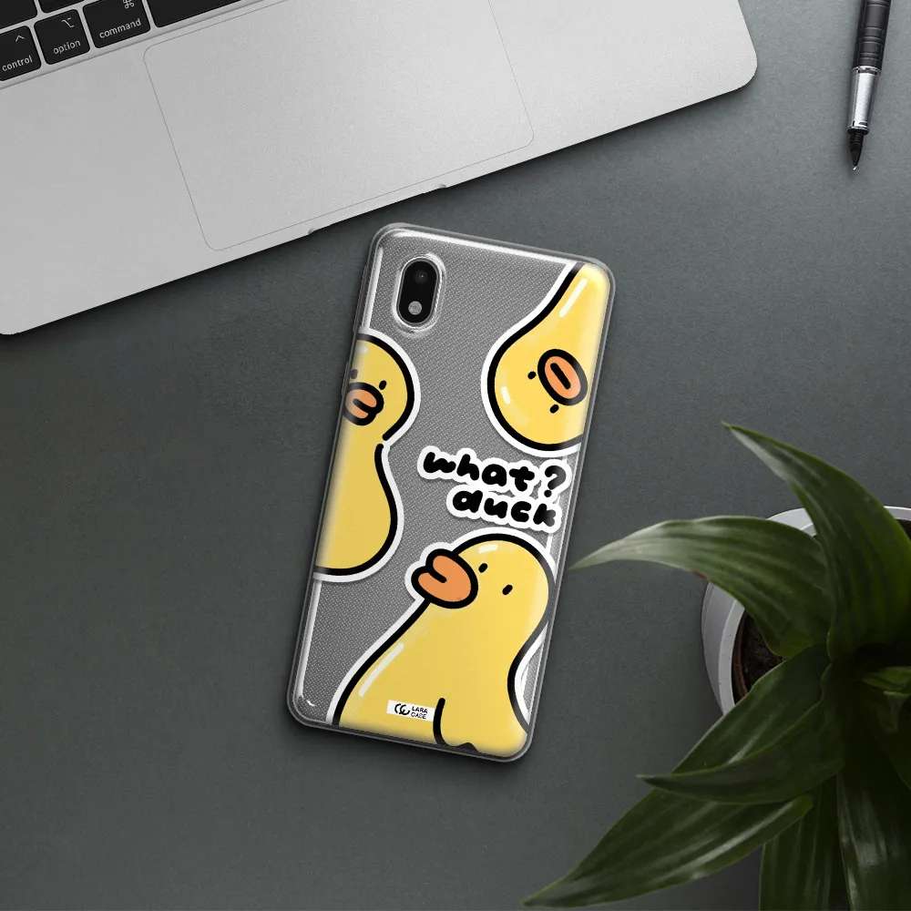 A Group Of Yellow Ducks Samsung A01 Core Clear Tpu Case