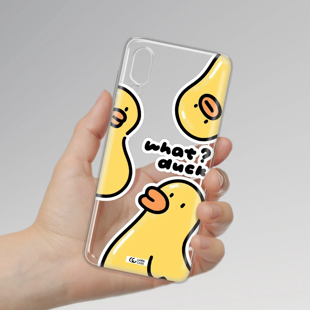 a group of yellow ducks Samsung A02 Clear TPU Case