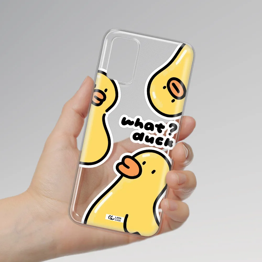 a group of yellow ducks Samsung A03S Clear TPU Case