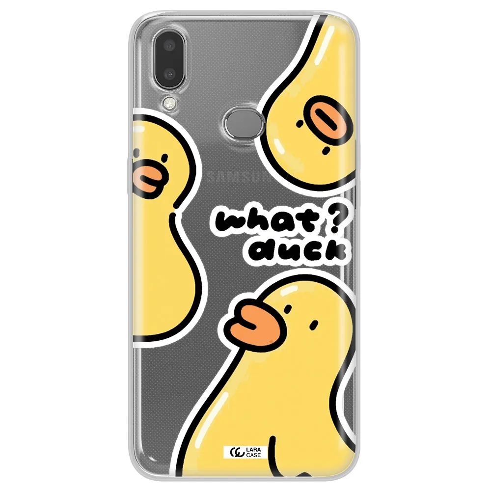 a group of yellow ducks Samsung A10S Clear TPU Case