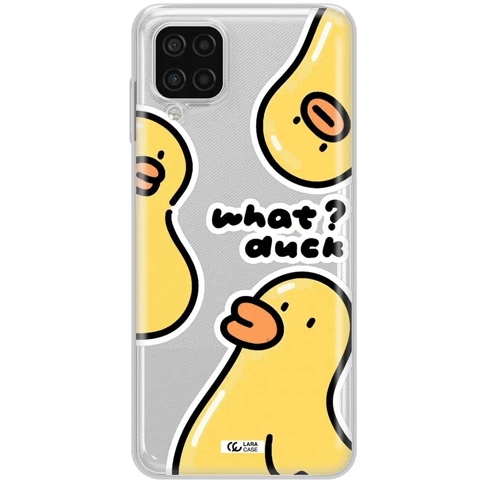 a group of yellow ducks Samsung A12 4g Clear TPU Case