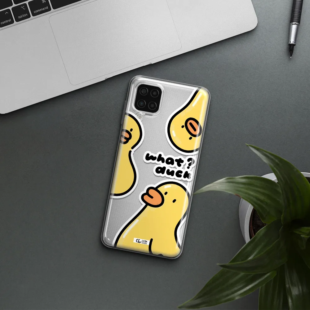 a group of yellow ducks Samsung A12 4g Clear TPU Case