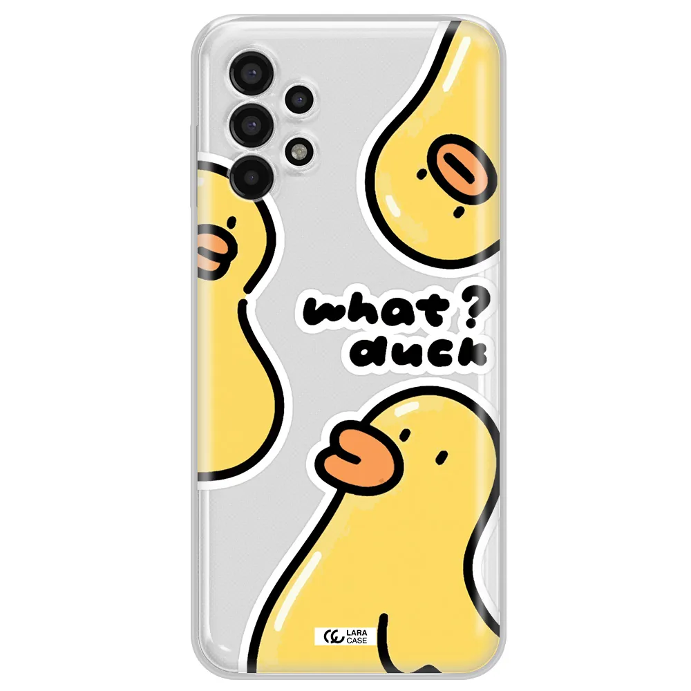 a group of yellow ducks Samsung A13 4g Clear TPU Case
