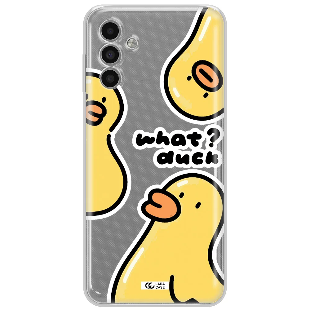 A Group Of Yellow Ducks Samsung A13 5G Clear Tpu Case