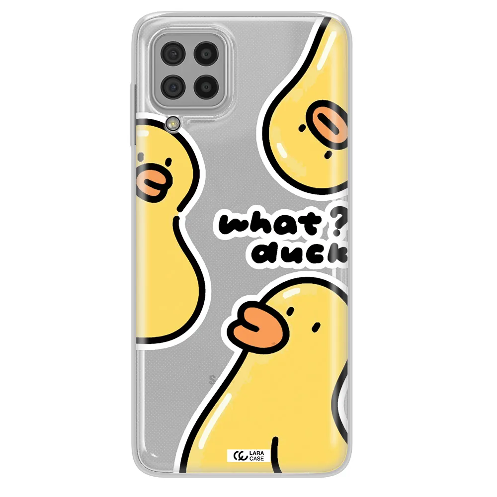 a group of yellow ducks Samsung A22 4g Clear TPU Case