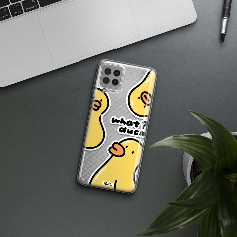 a group of yellow ducks Samsung A22 4g Clear TPU Case