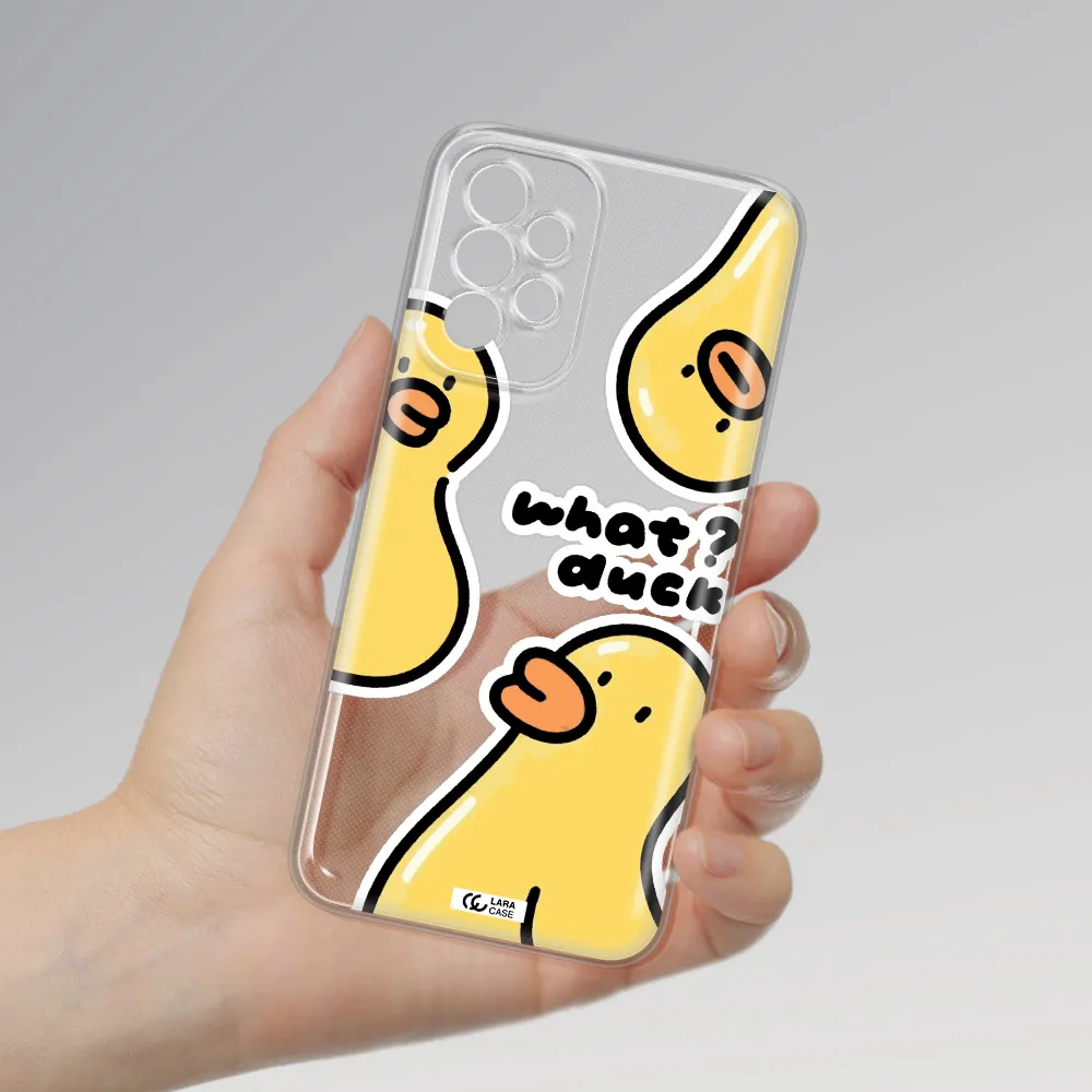 A Group Of Yellow Ducks Samsung A23 5G Clear Tpu Case