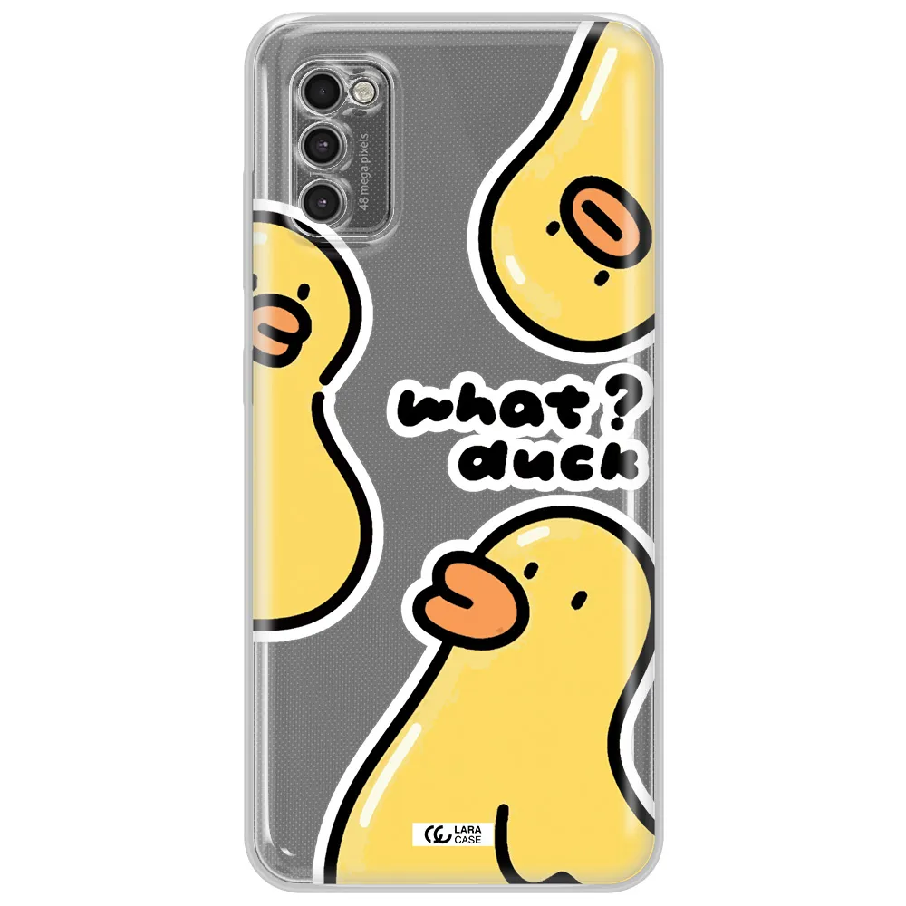 A Group Of Yellow Ducks Samsung A41 Clear Tpu Case
