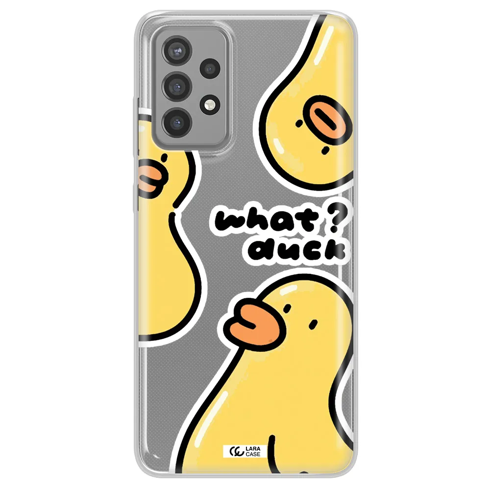 a group of yellow ducks Samsung A72 Clear TPU Case