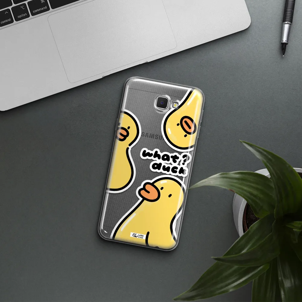 a group of yellow ducks Samsung J5 Prime Clear TPU Case