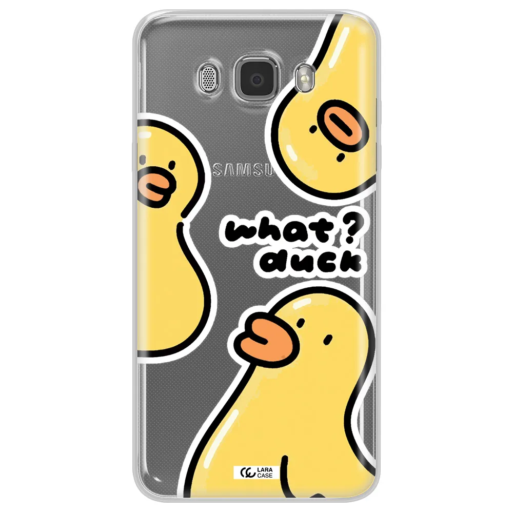 a group of yellow ducks Samsung J7 2016 Clear TPU Case