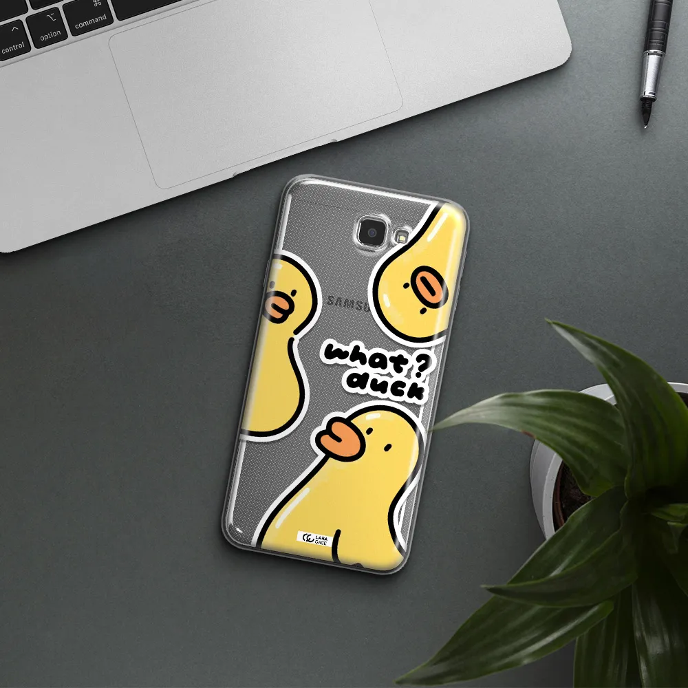 a group of yellow ducks Samsung J7 Prim Clear TPU Case