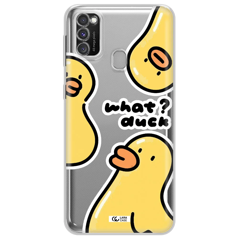 a group of yellow ducks Samsung M30S Clear TPU Case