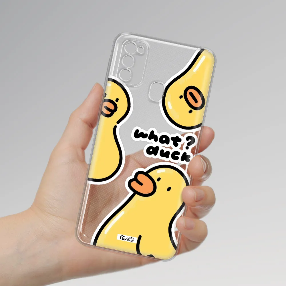 a group of yellow ducks Samsung M30S Clear TPU Case