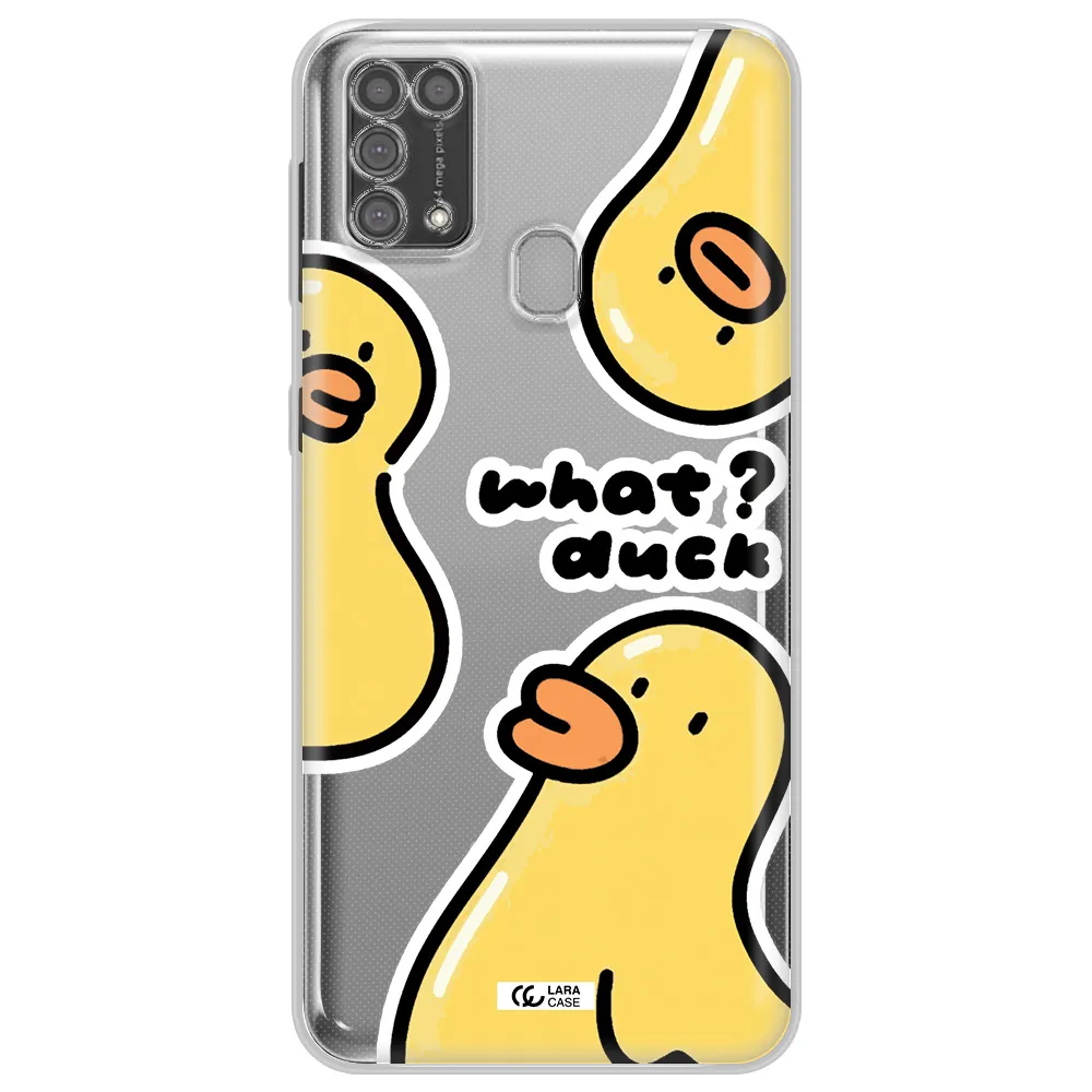 a group of yellow ducks Samsung M31 Clear TPU Case