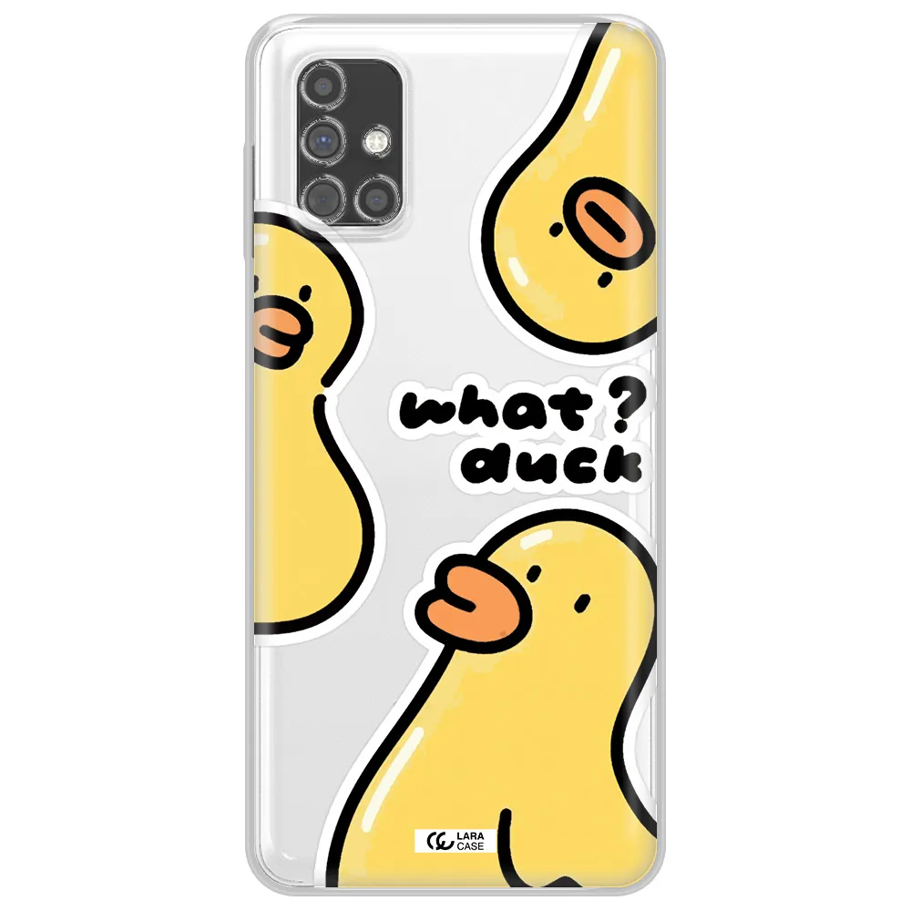 a group of yellow ducks Samsung M31S Clear TPU Case