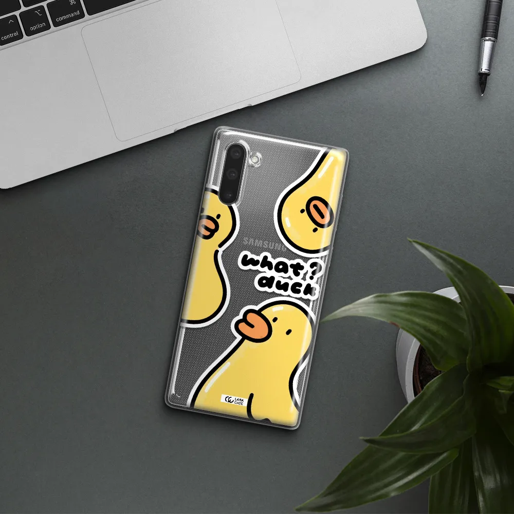 a group of yellow ducks Samsung Note 10 Clear TPU Case