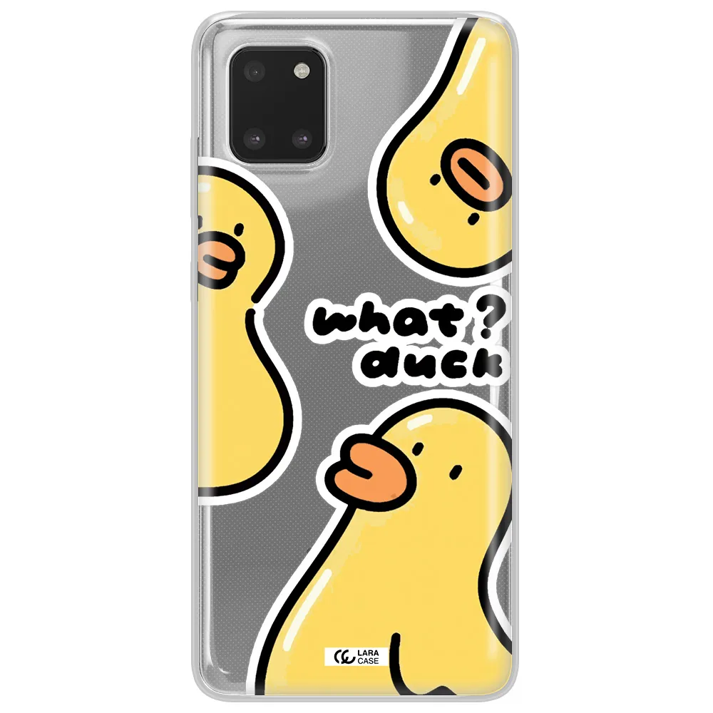 a group of yellow ducks Samsung Note 10 Lite Clear TPU Case