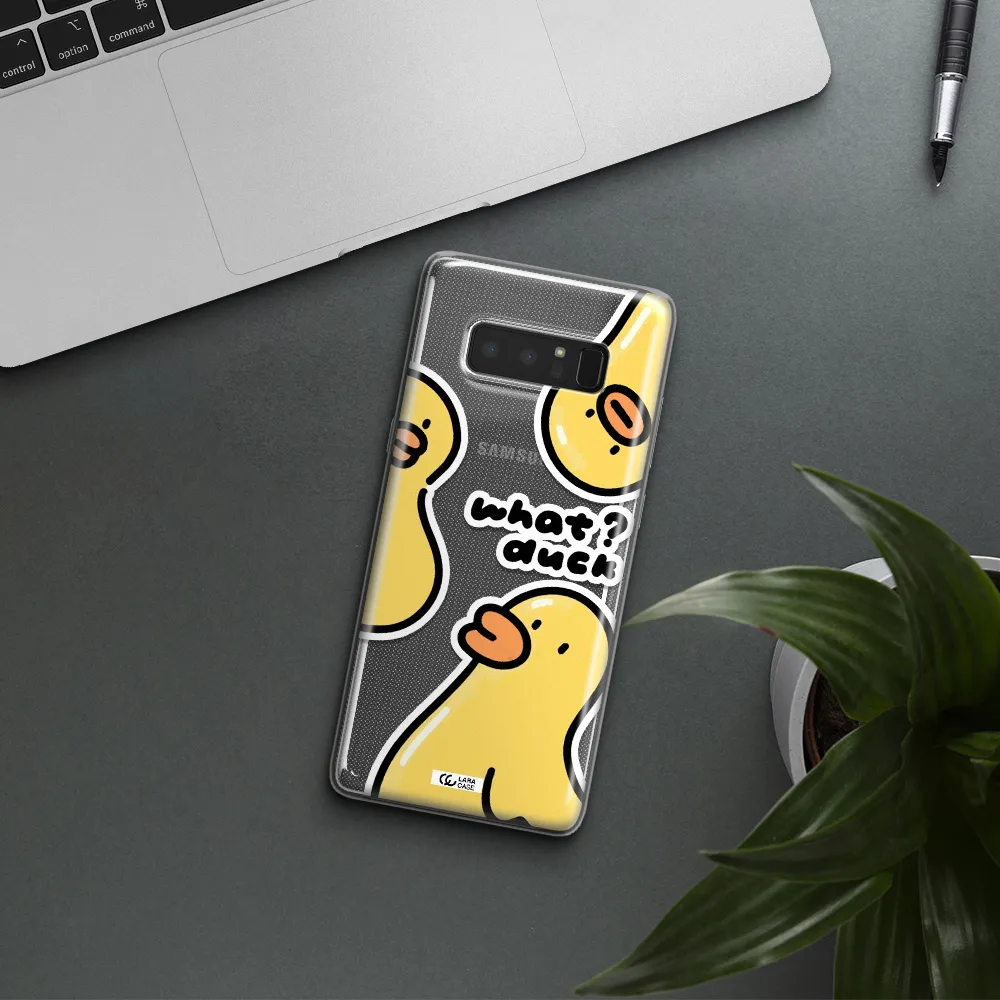 a group of yellow ducks Samsung Note 8 Clear TPU Case