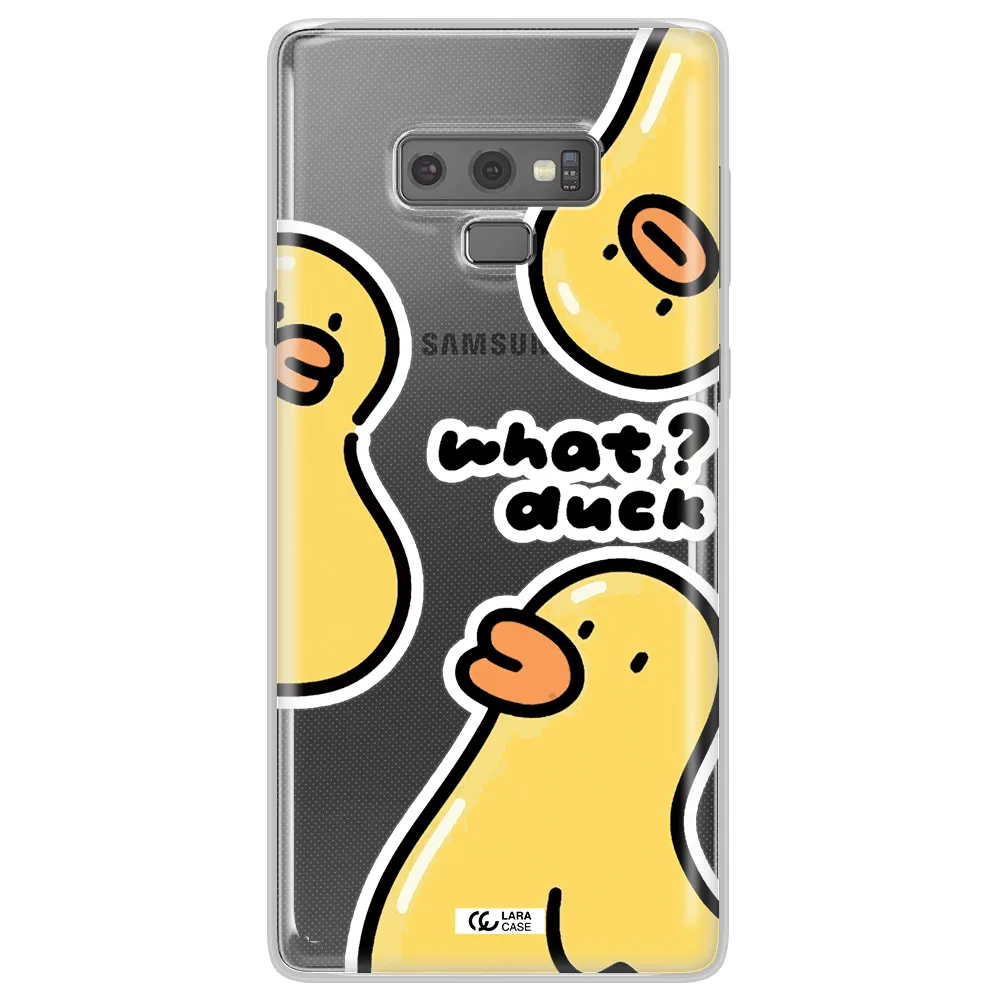 a group of yellow ducks Samsung Note 9 Clear TPU Case
