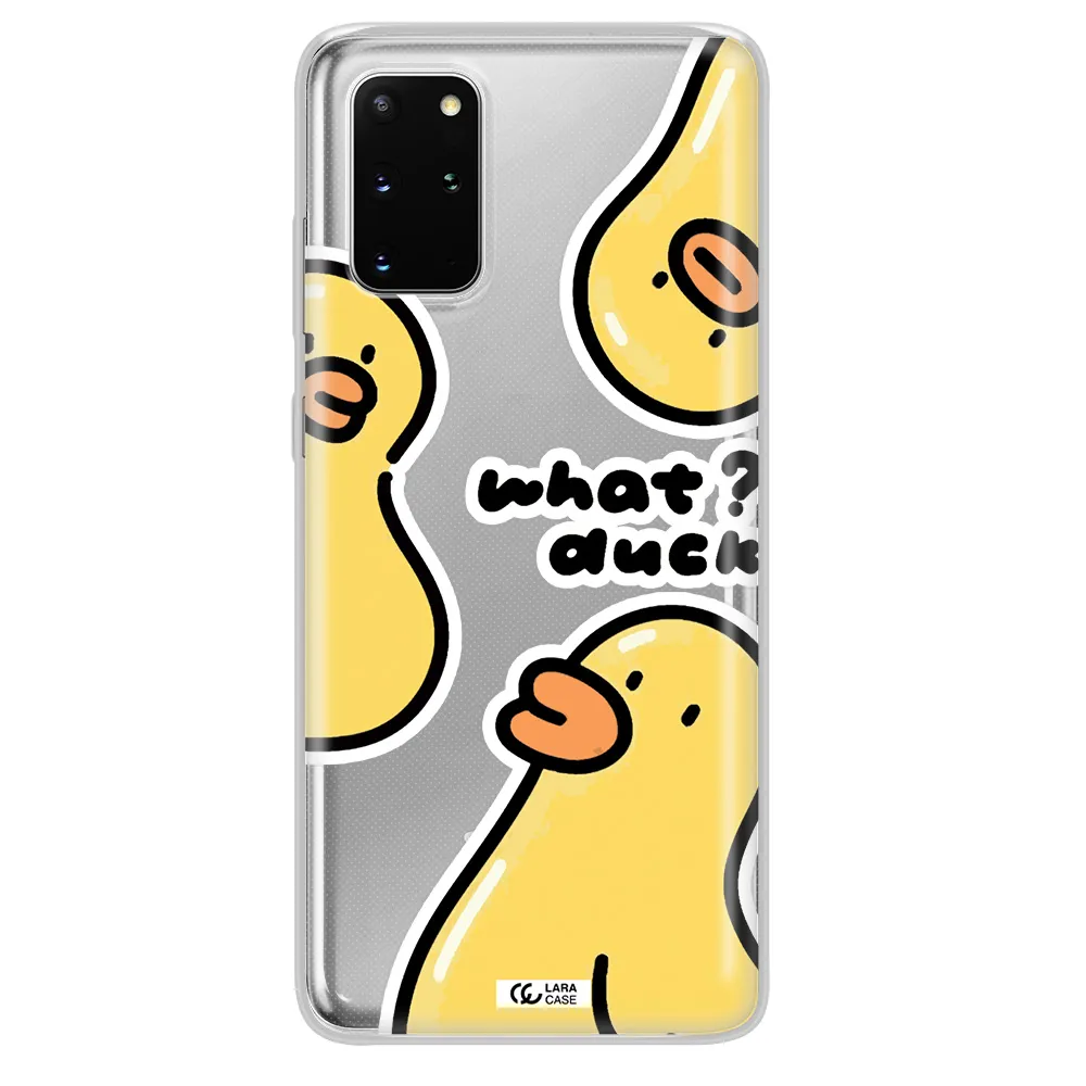 a group of yellow ducks Samsung S 20 Plus Clear TPU Case