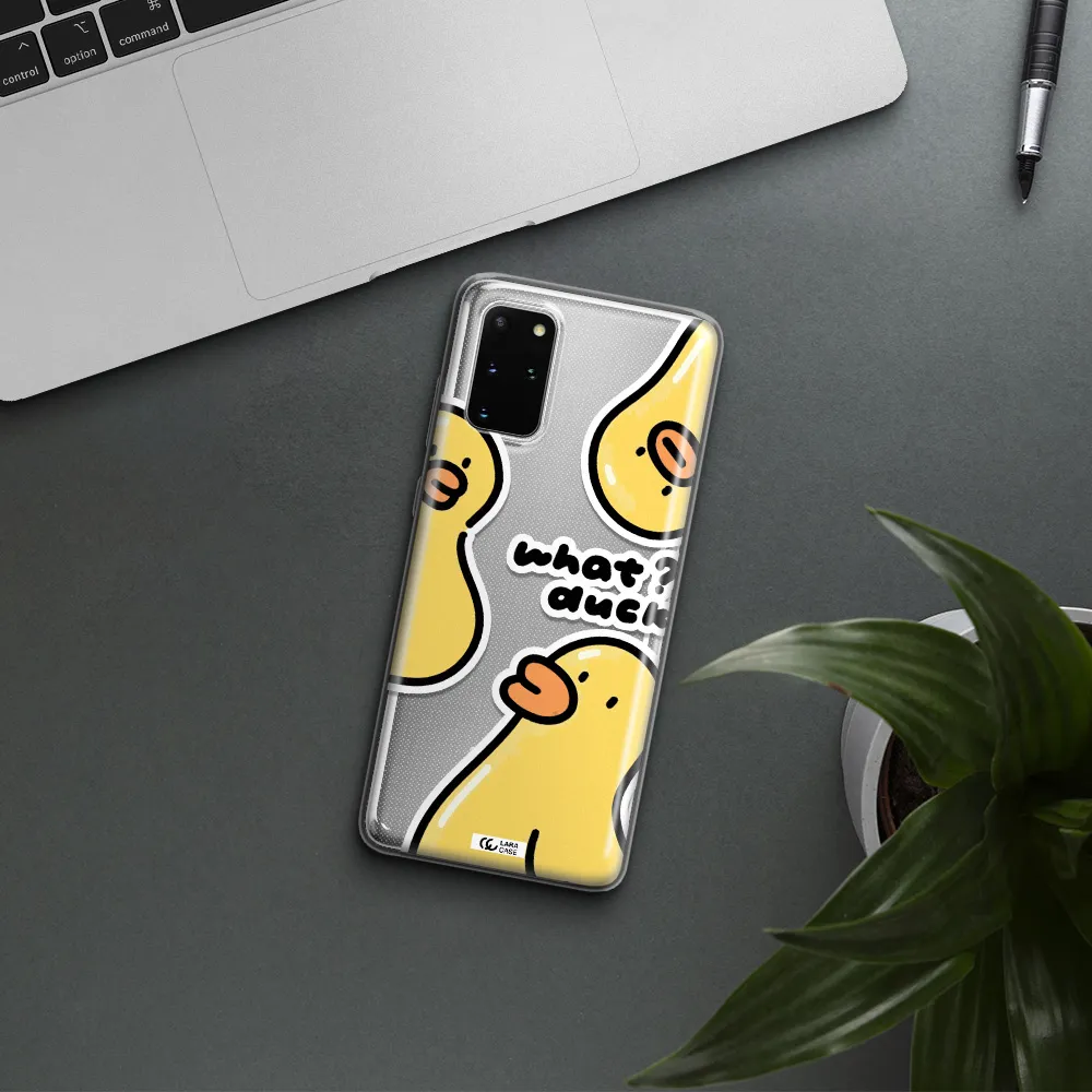 a group of yellow ducks Samsung S 20 Plus Clear TPU Case