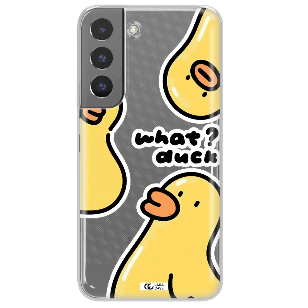 a group of yellow ducks Samsung S 22 Clear TPU Case