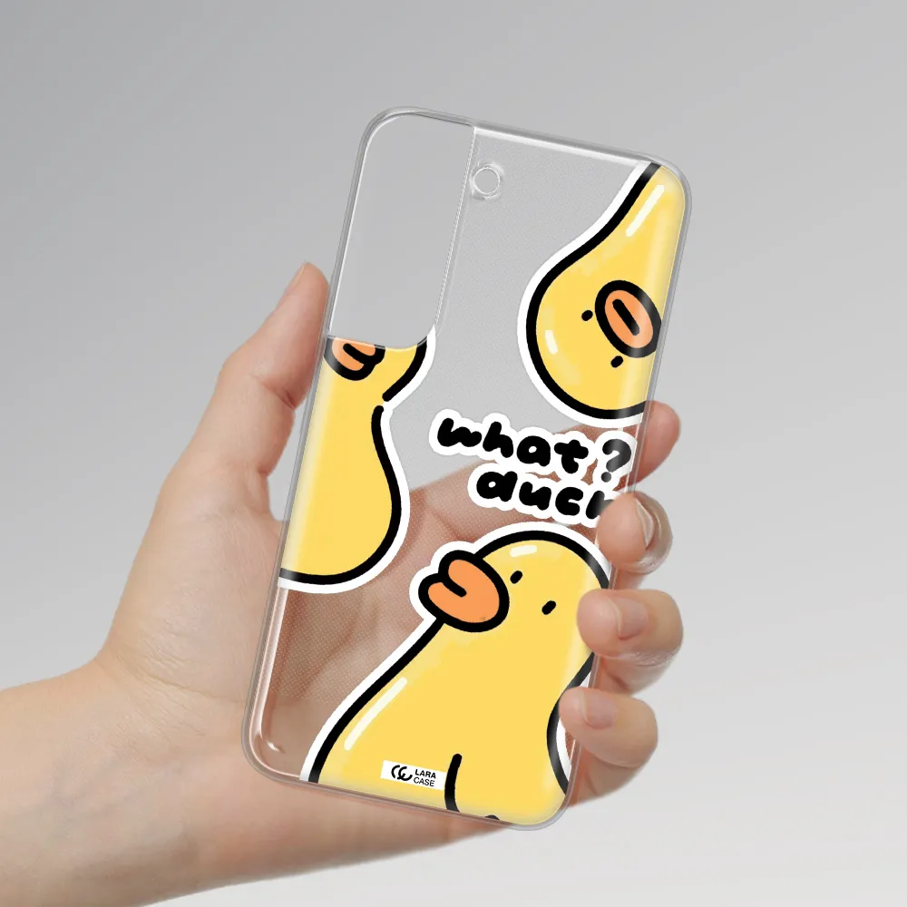a group of yellow ducks Samsung S 22 Plus Clear TPU Case