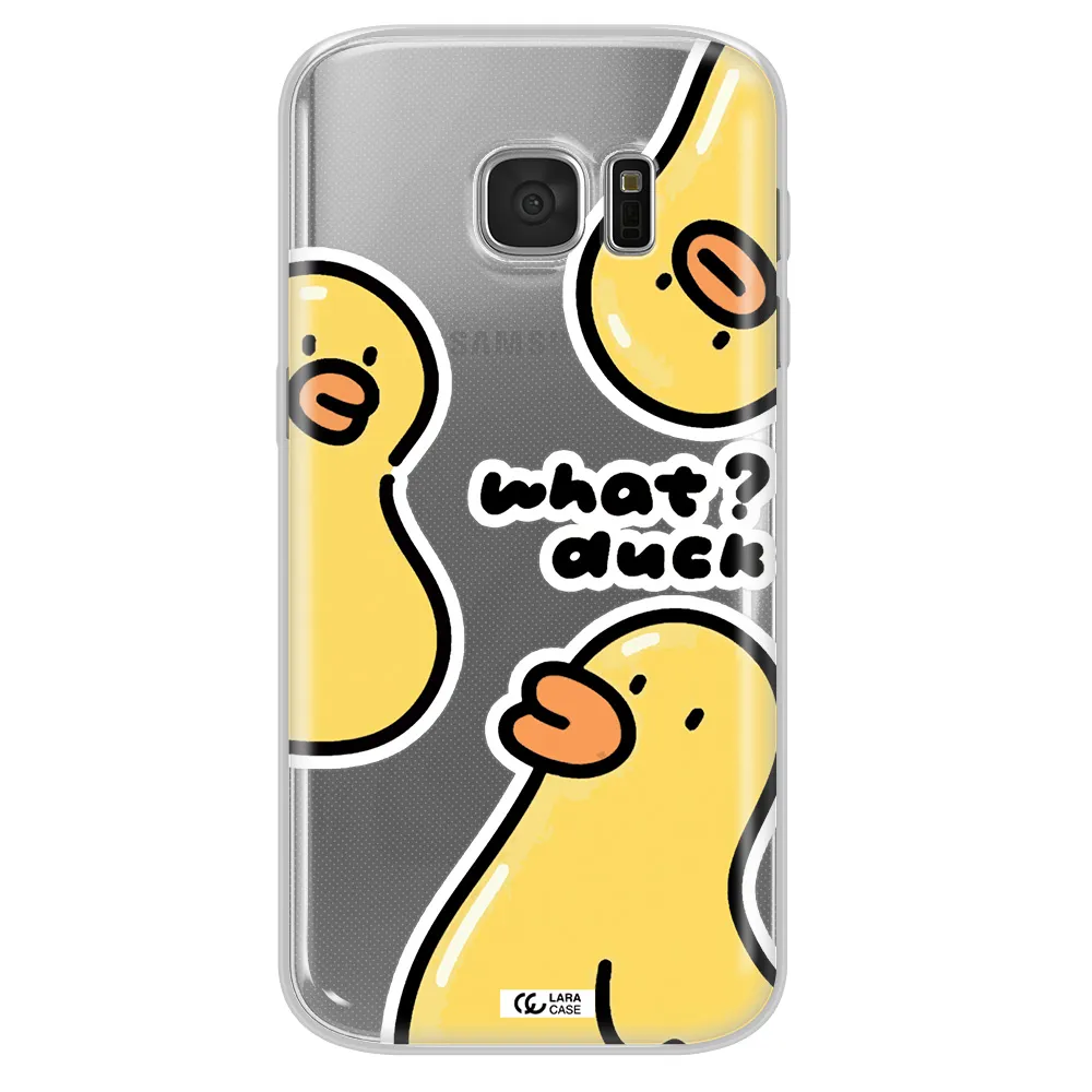 a group of yellow ducks Samsung S 7 Clear TPU Case
