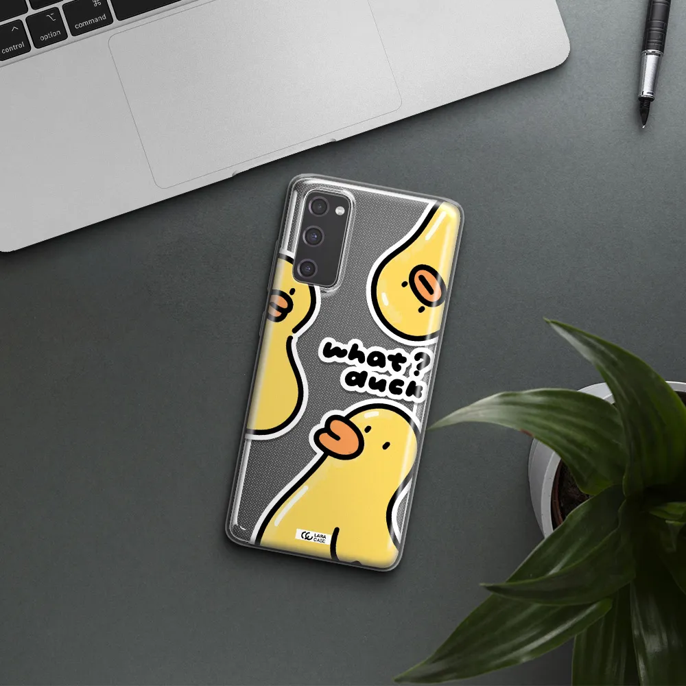 a group of yellow ducks Samsung S20 Fe Clear TPU Case