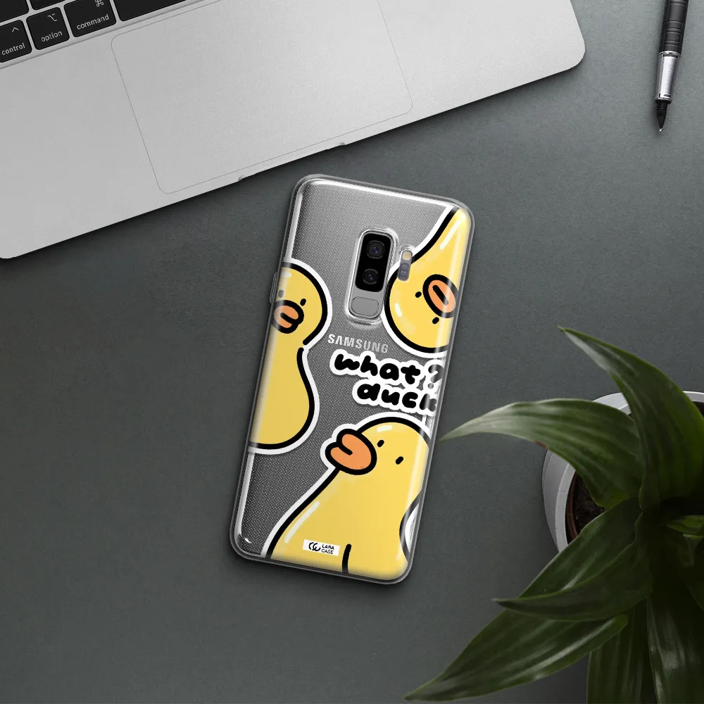 a group of yellow ducks Samsung S9 Plus Clear TPU Case