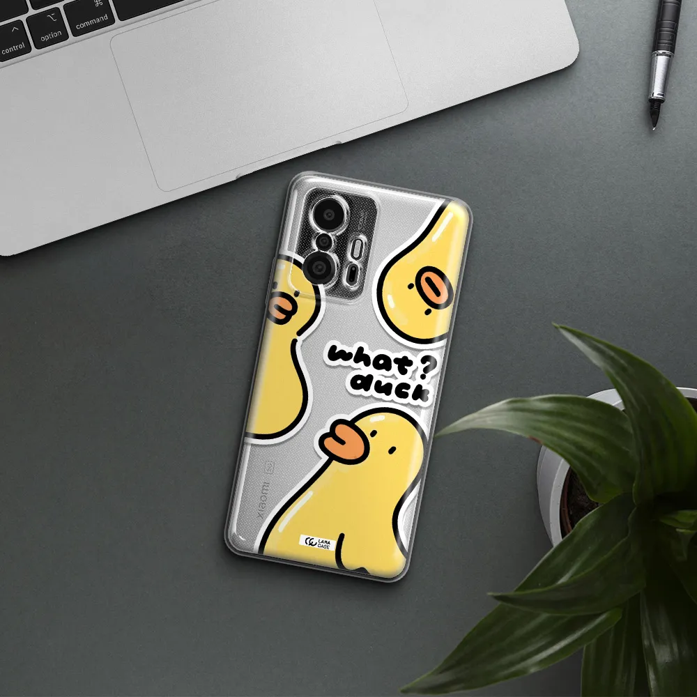 A Group Of Yellow Ducks Xiaomi 11T Pro Clear Tpu Case