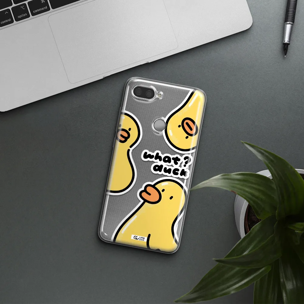 a group of yellow ducks Xiaomi Mi 8 Lite Clear TPU Case