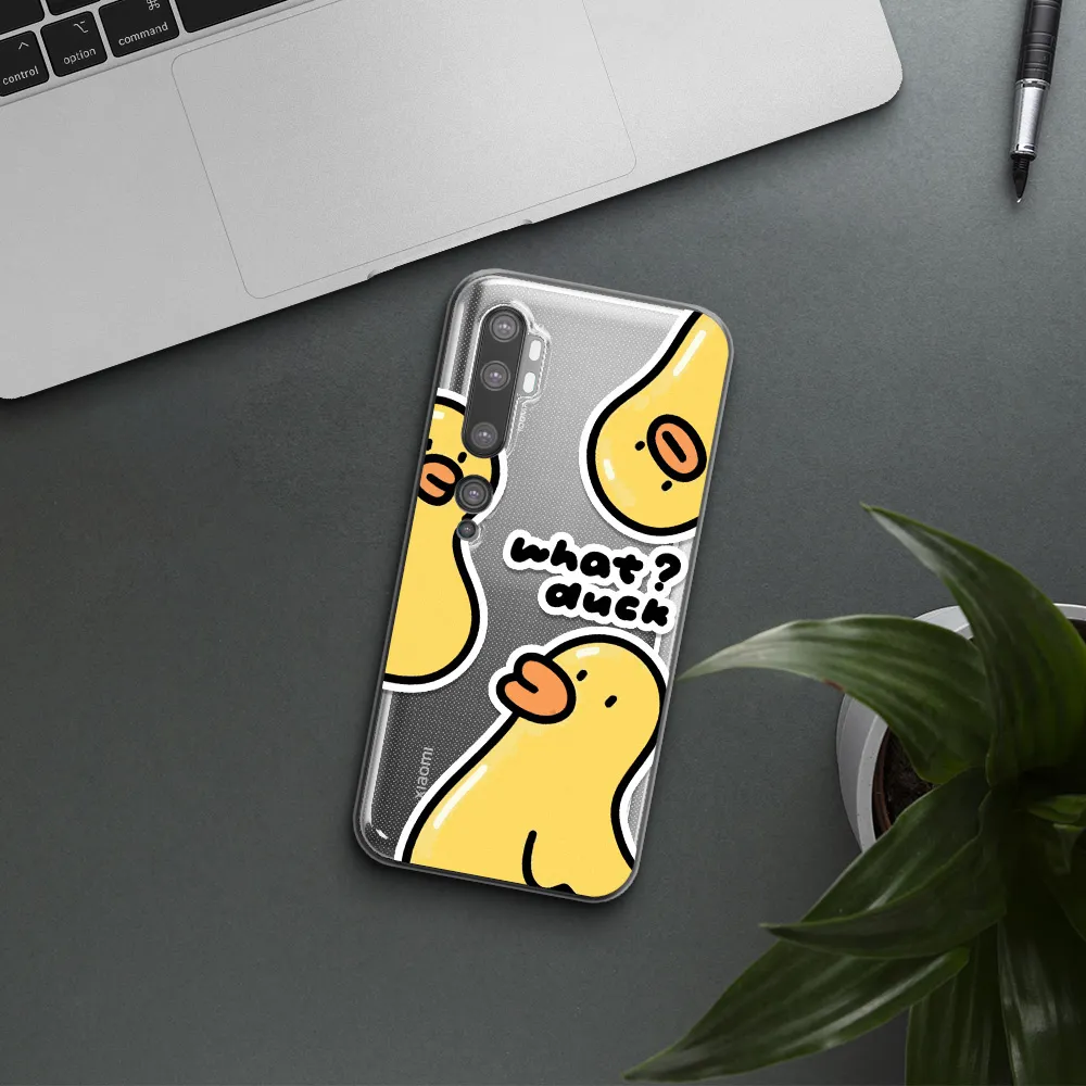 a group of yellow ducks Xiaomi Mi Note 10 Clear TPU Case