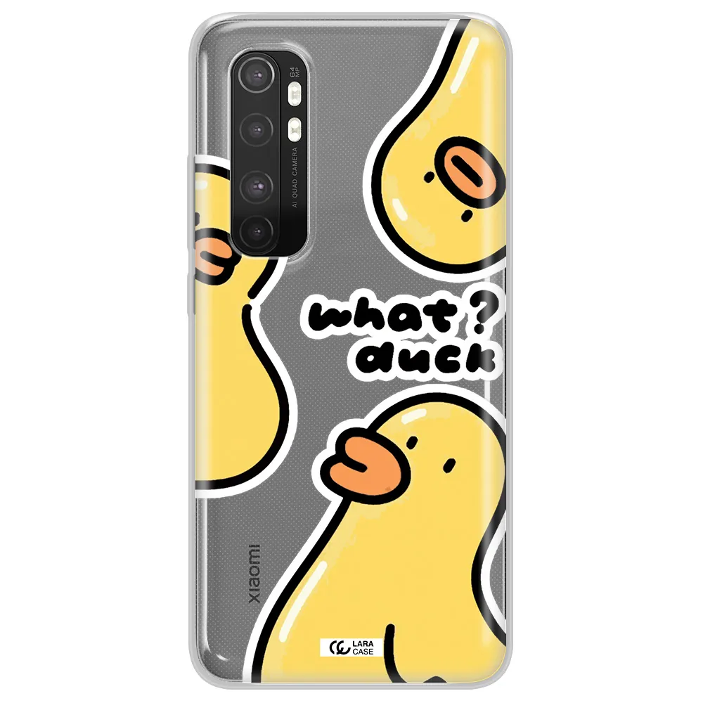 a group of yellow ducks Xiaomi Mi Note 10 Lite Clear TPU Case