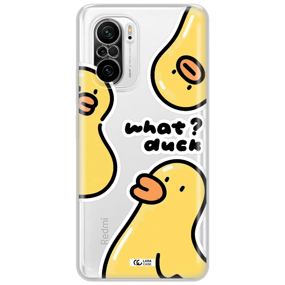A Group Of Yellow Ducks Xiaomi Poco F3 Clear Tpu Case