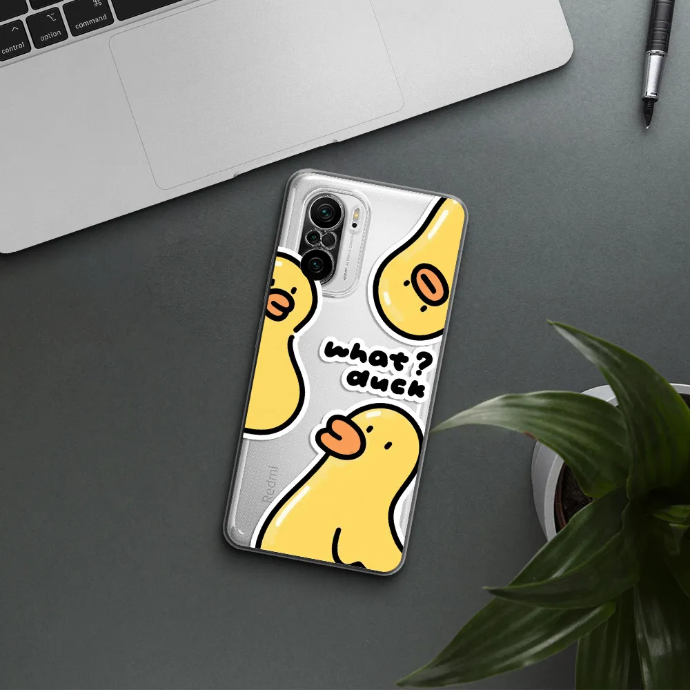 A Group Of Yellow Ducks Xiaomi Poco F3 Clear Tpu Case